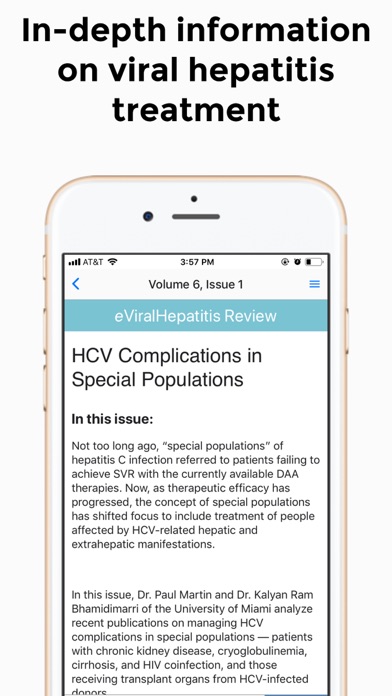 Screenshot #2 pour eViralHepatitis Review
