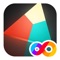 The rotating triangle in Trigon is the pivoting center of this exciting action game
