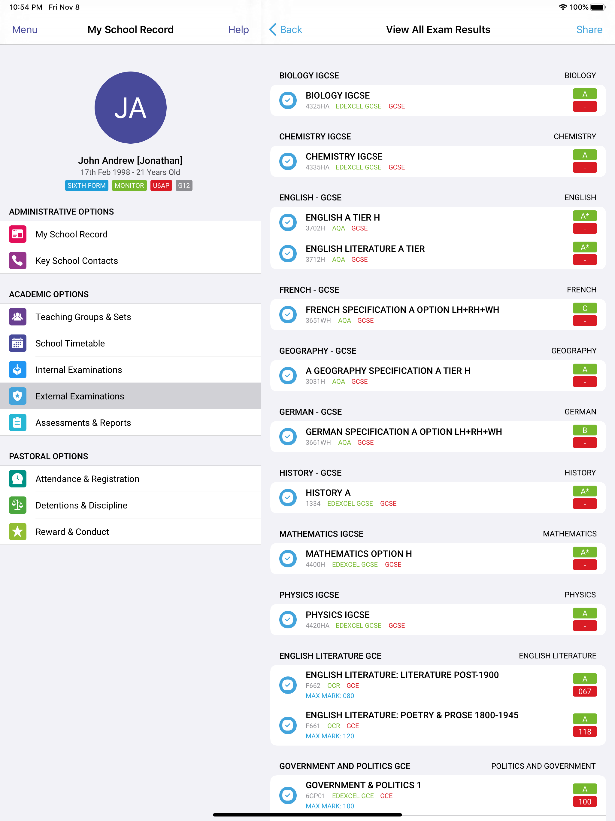 iStudent App screenshot 12