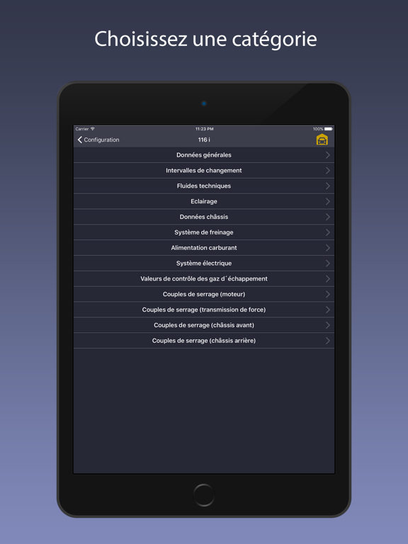 Screenshot #6 pour TechApp pour BMW