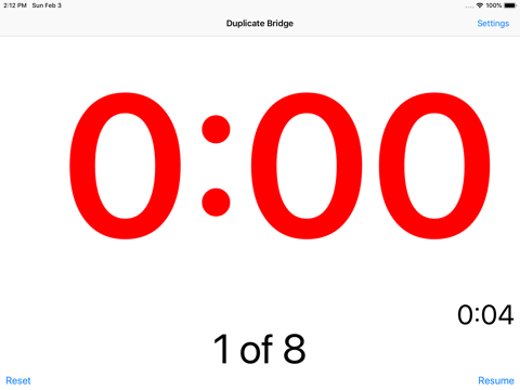 Duplicate Bridge Timer screenshot 3