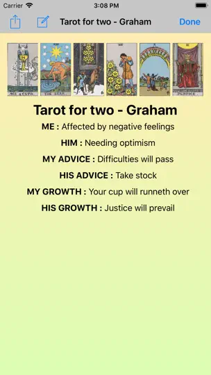 Tarot Daily iPhone Screenshot 4
