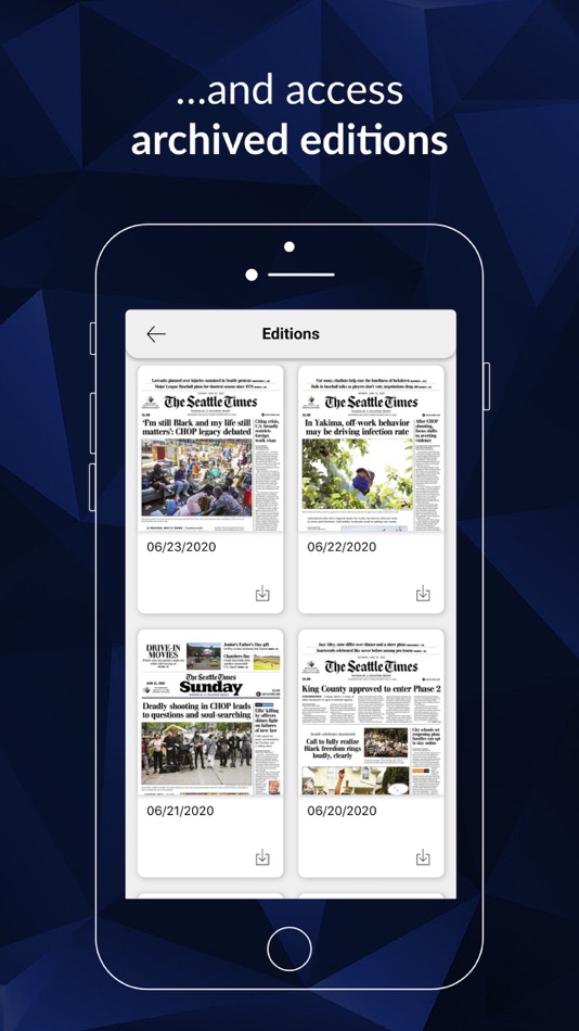 #5. Seattle Times Print Replica (iOS) By: The Seattle Times