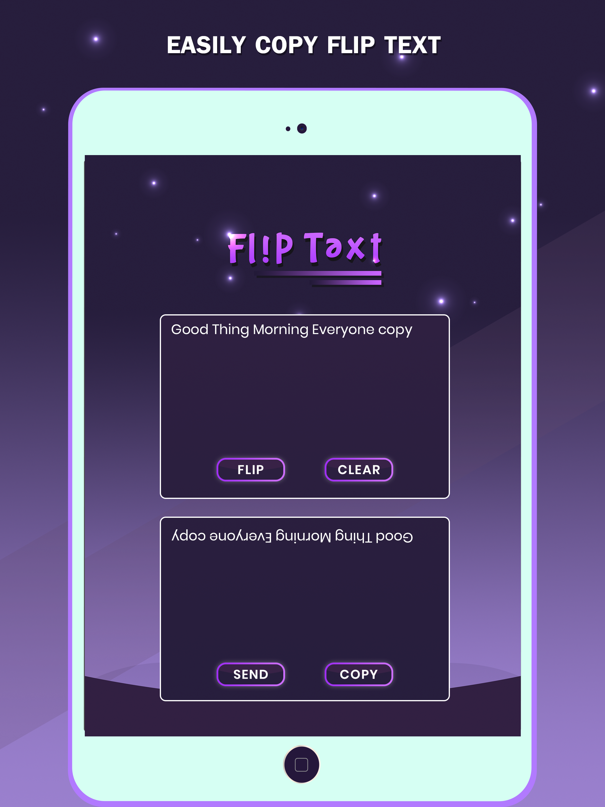 Flip Text Style - Upside Down