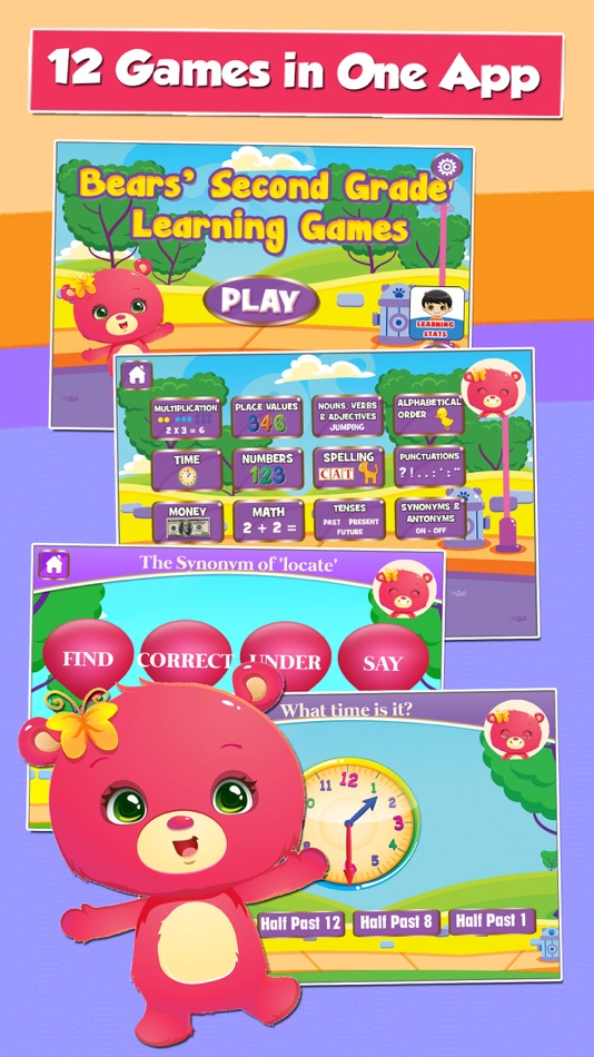 Bears Second Grade Games - 3.15 - (iOS)