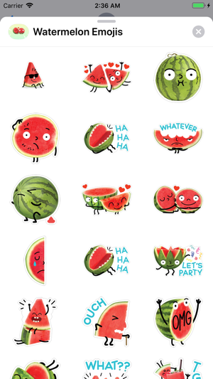 Watermelon Emojis(圖2)-速報App