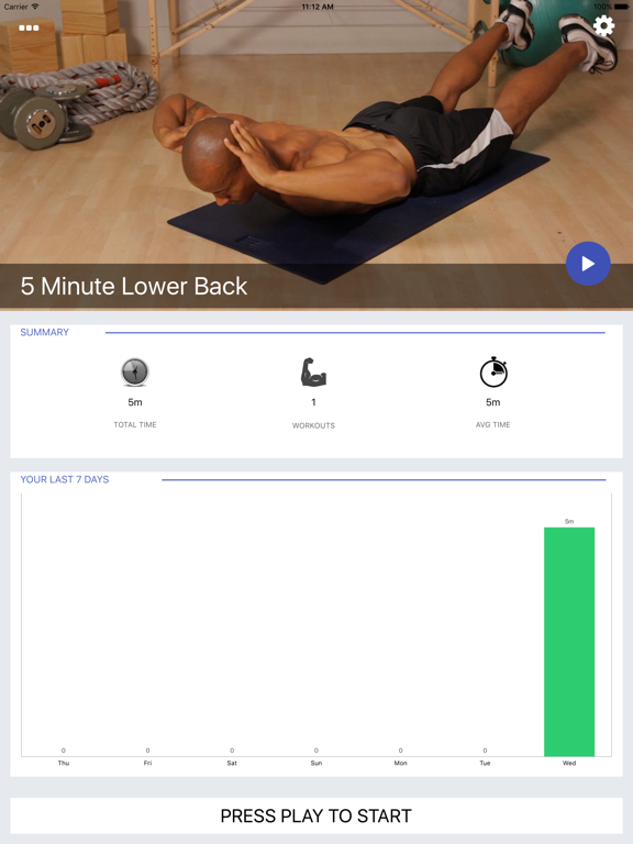 Screenshot #4 pour Lower Back Challenge Workout