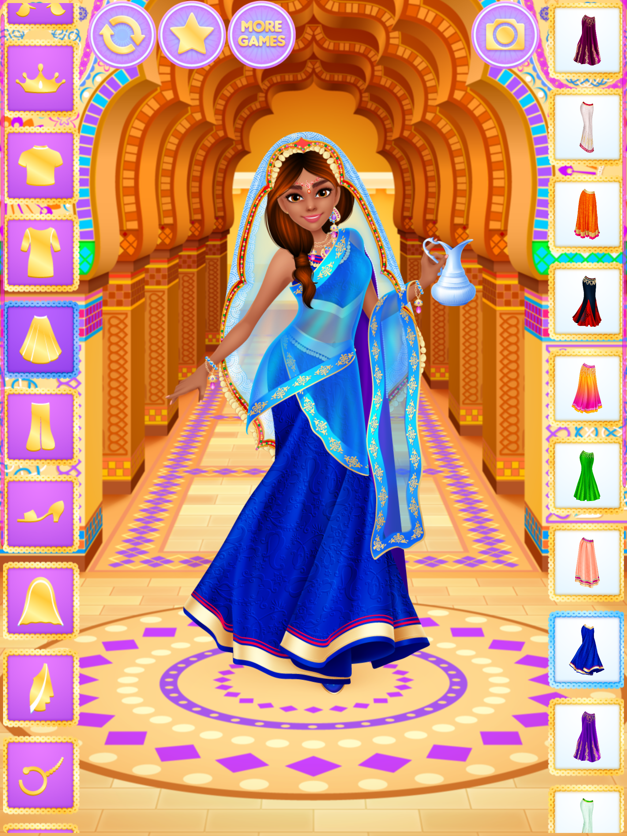Indian Princess Dress Up Games