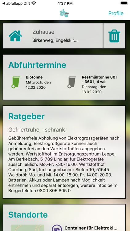 abfallapp BAV