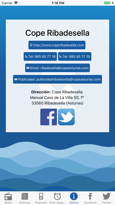 Cope Ribadesella screenshot