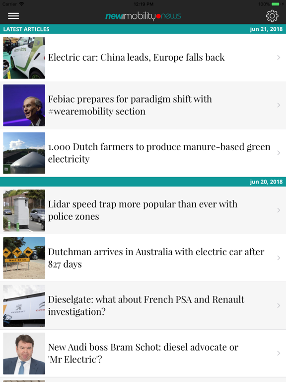 Screenshot #5 pour Newmobility.news