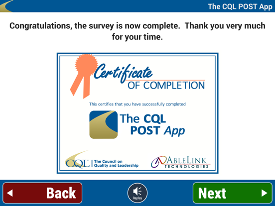 Screenshot #6 pour The CQL POST App