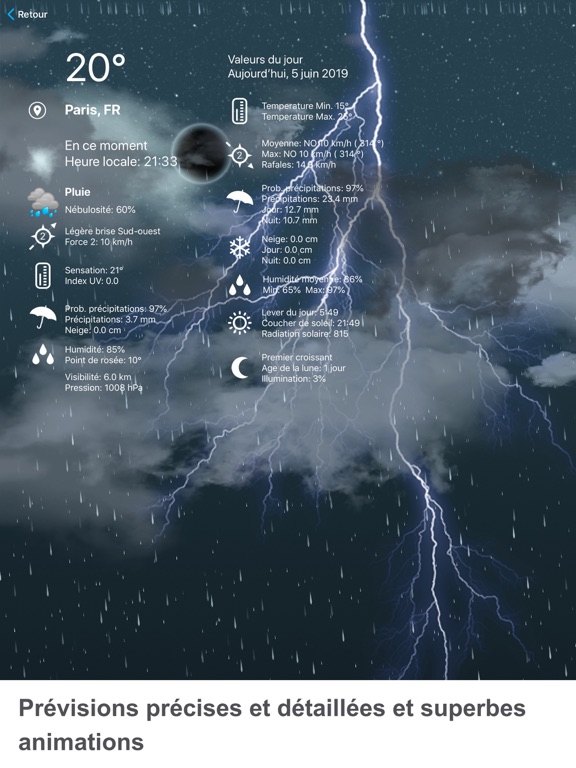 Screenshot #4 pour Météo XL Pro France & Suisse