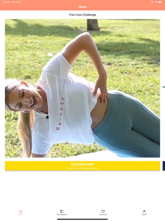 Yoga Burn App iPad app afbeelding 1