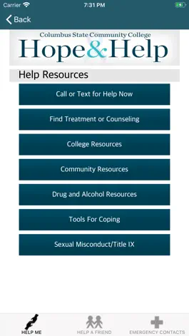 Game screenshot Columbus State Hope & Help hack