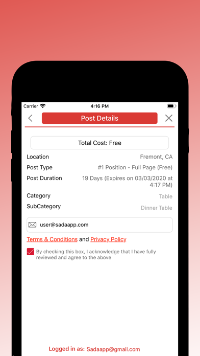 SADA APP iPhone screenshot 5 - Business app