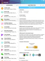 lab values medical reference айпад изображения 2