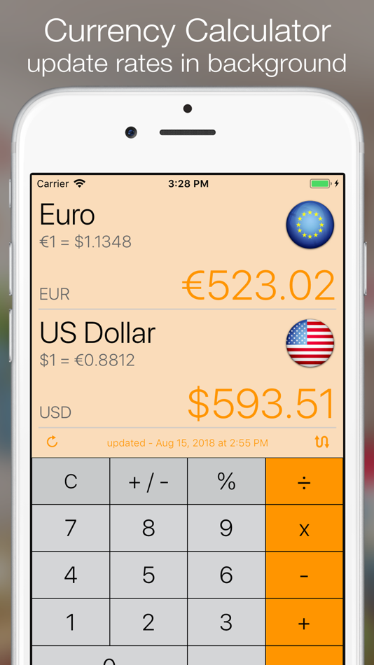 #1. Currency+ (Currency Converter) (iOS) Podle: James Spencer