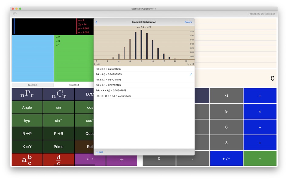 #4. Statistics Calculator++ (macOS) 由: Dogahe