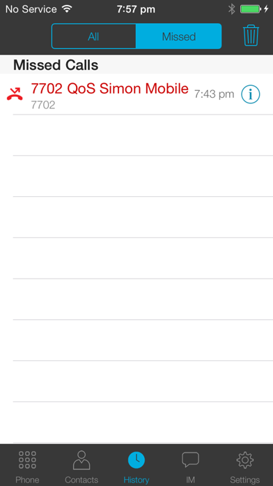 QoS Phone Screenshot