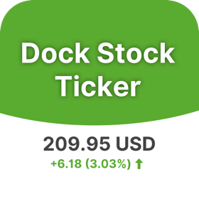 螢幕擷取畫面 (3) Dock Stock Ticker