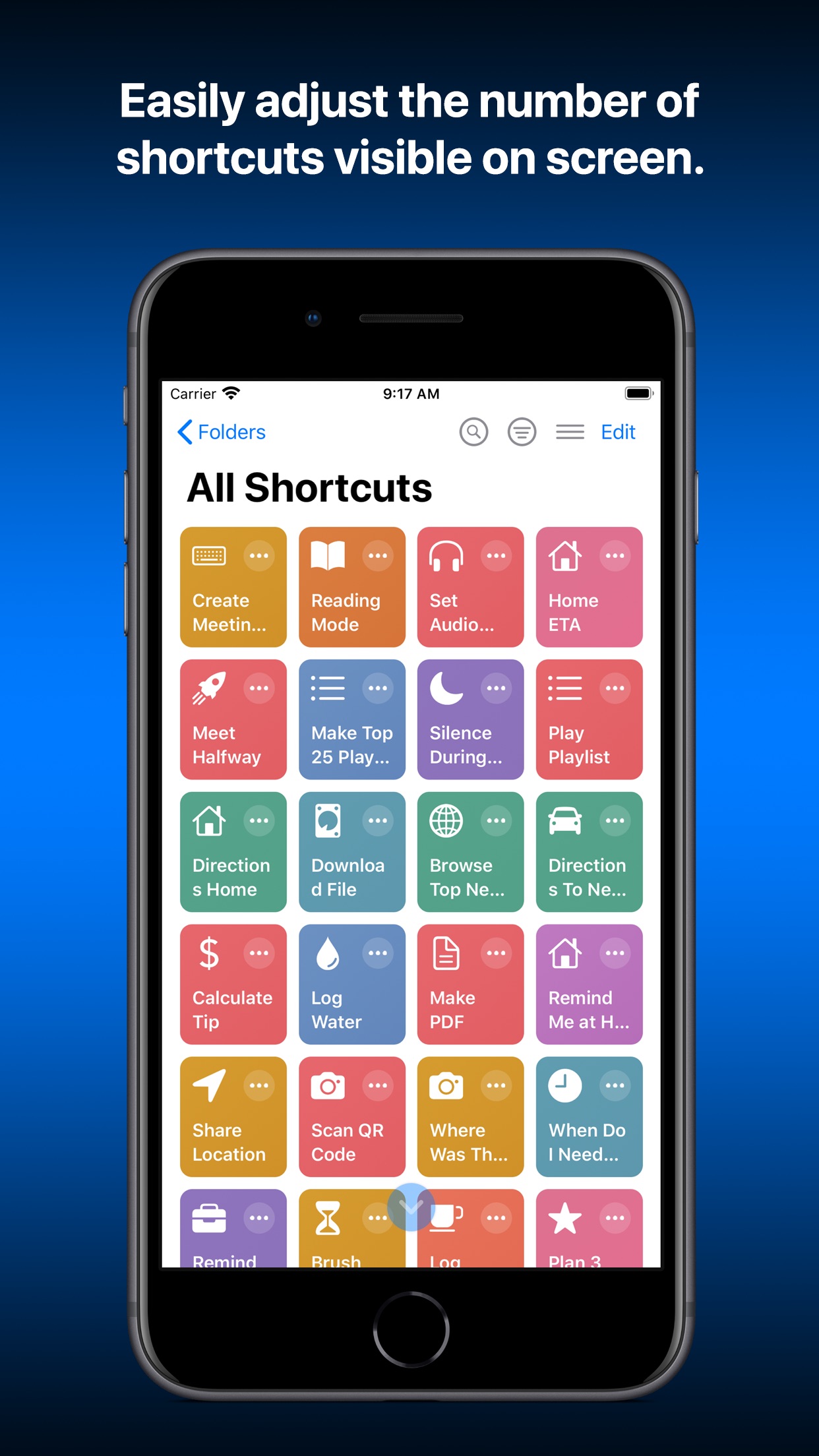 Screenshot do app LaunchCuts