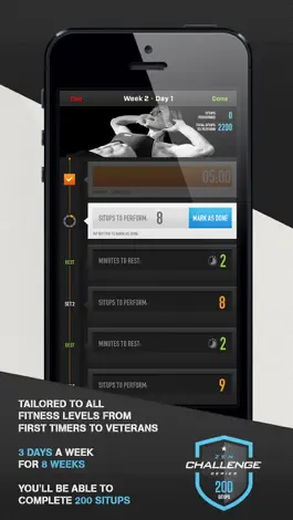 Game screenshot 0-200 Situps Trainer Challenge apk