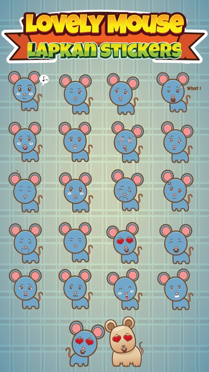 Sticker Me Lovely Mouse