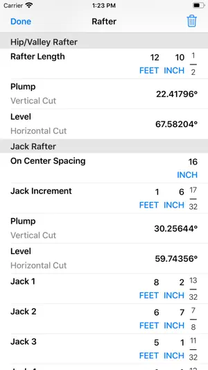 Construction Calculator++ screenshot 3