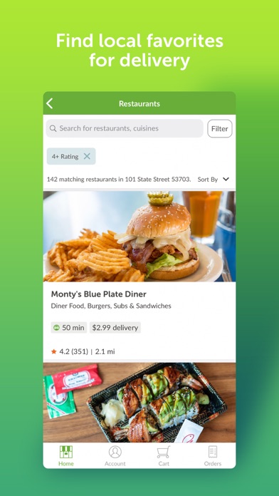 EatStreet Local Food Delivery Screenshot