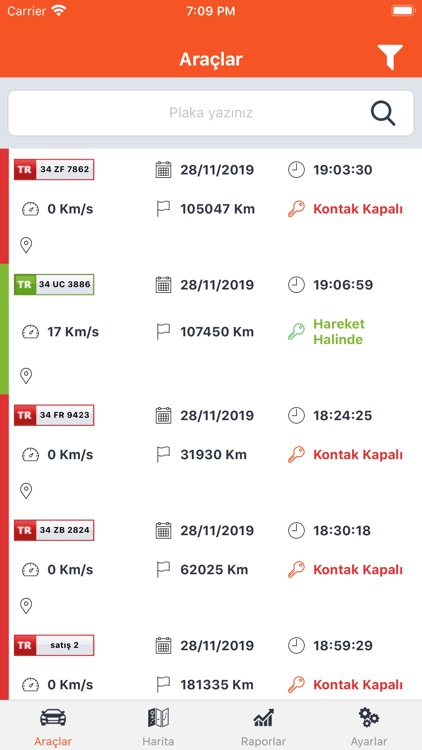 Turuncu Araç Takip Pro