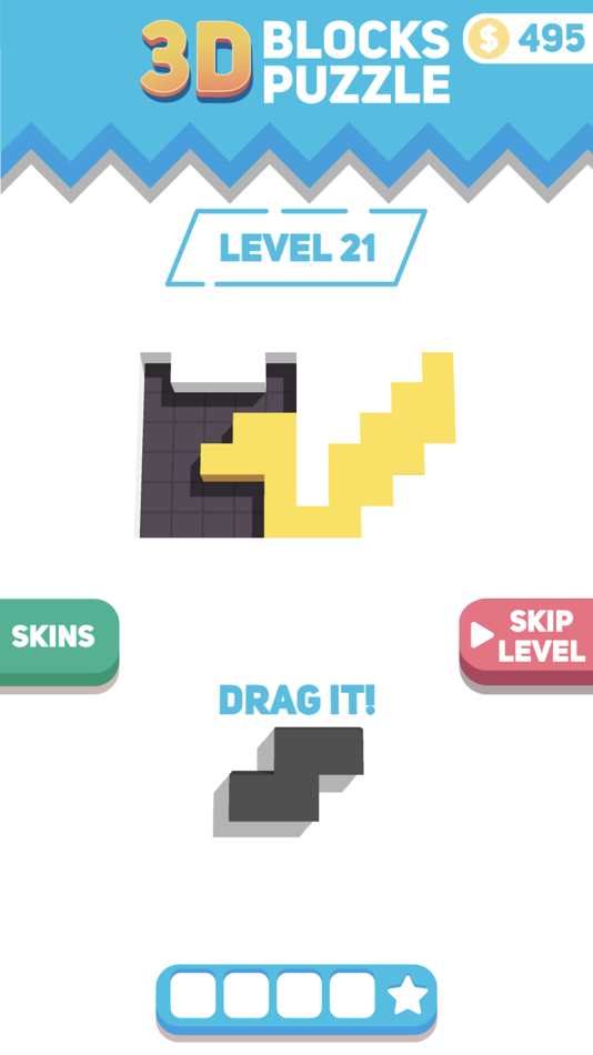 #4. Blocks Puzzle 3D (iOS) 由: FuryLion