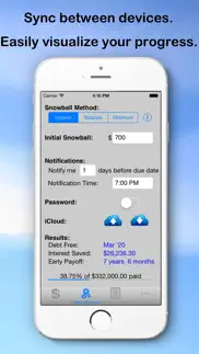 debt snowball pro - pay debt iphone screenshot 2