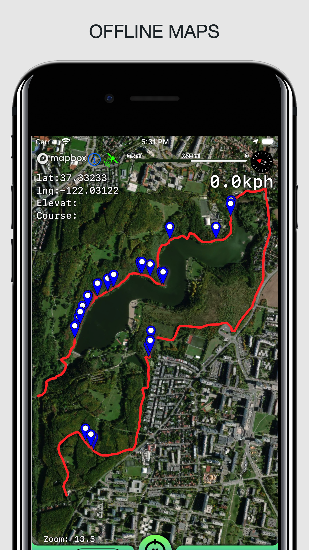 Offline Maps: GPS Tracker GPX