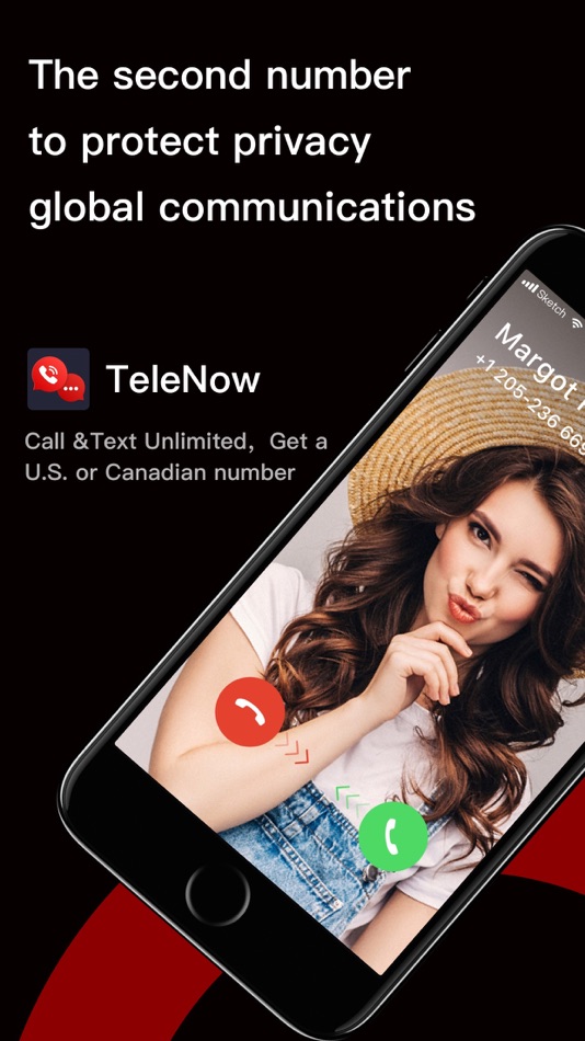 #1. TeleNow: Call & Text Unlimited (iOS) 由: Idevsze Co., Ltd.