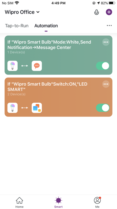 Wipro Next Smart Home Screenshot