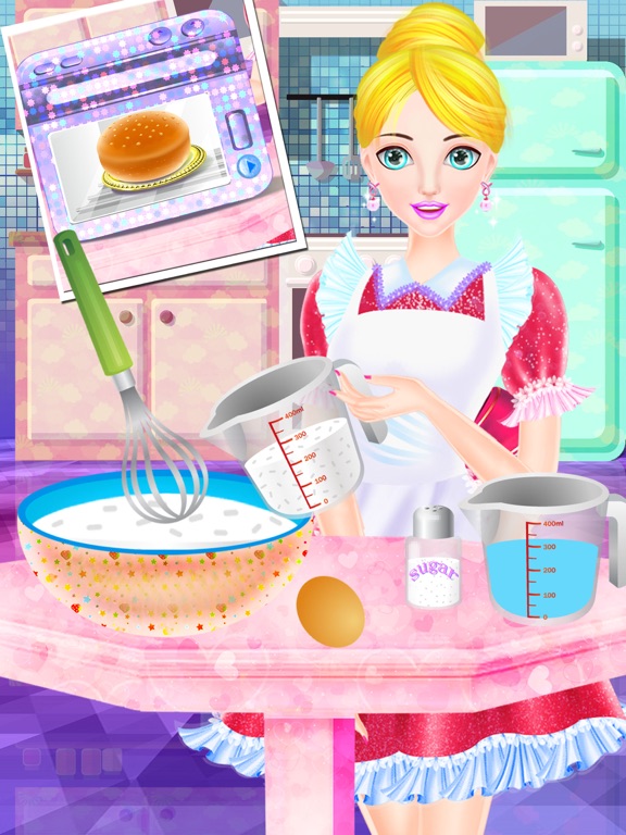 Screenshot #6 pour Cooking Hamburger Girl Makeup