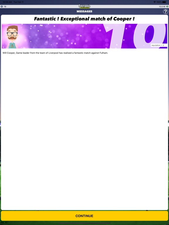 Soccer Business iPad screenshot 4 - Games app