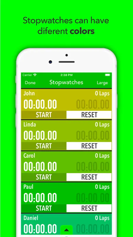 Best Multi Stopwatch Pro screenshot 2 of 7