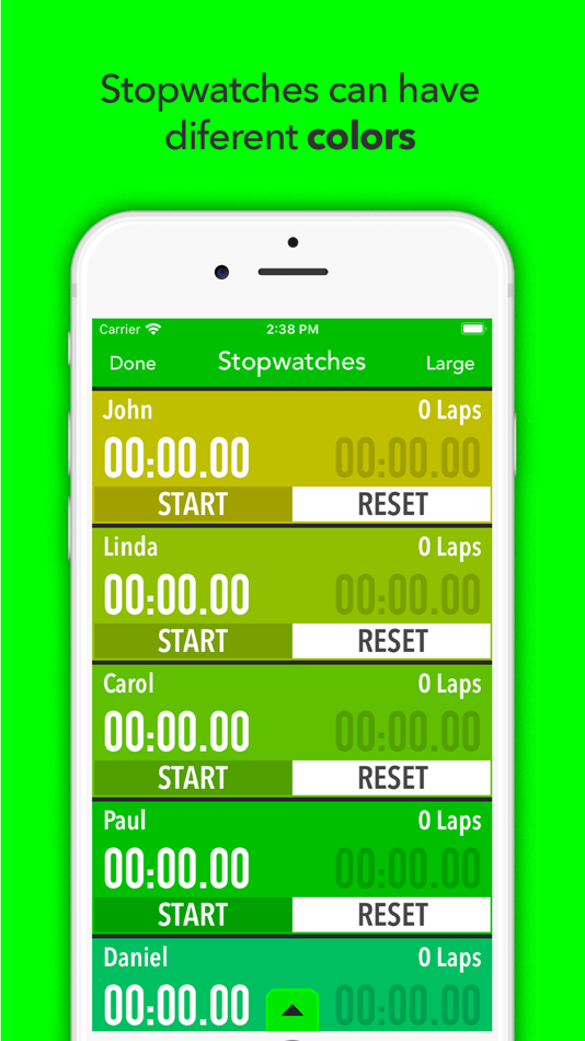 #2. Best Multi Stopwatch Pro (iOS) 由: DenciSoft s.r.o.