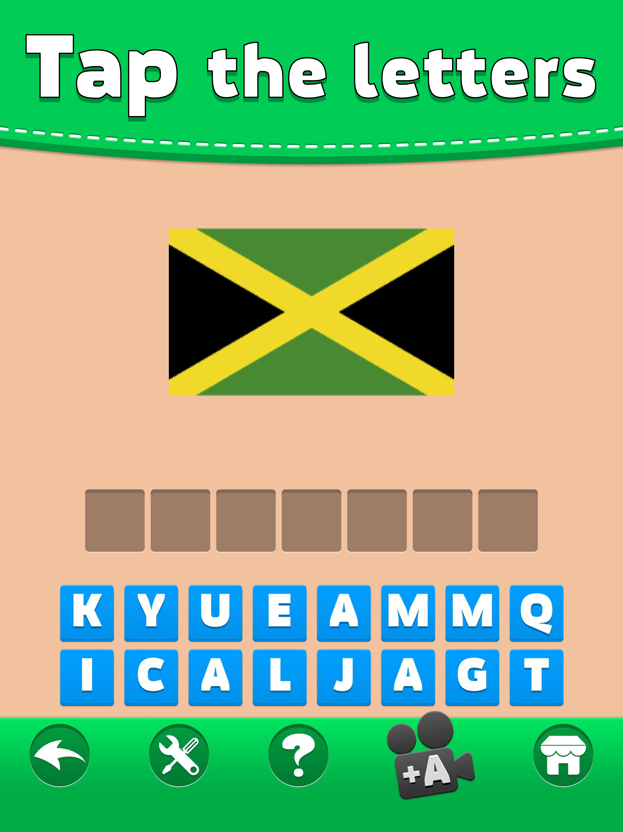 Flags Quiz - Word Puzzle Game