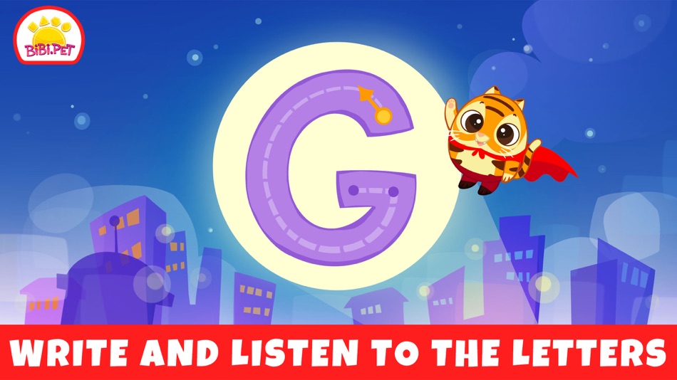 #2. Bibi ABC Letter Games for Kids (iOS) 由: Bibi.Pet - Toddlers Games - Colors and Shapes
