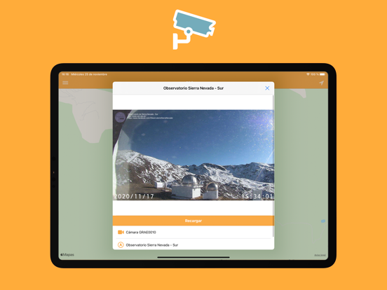 ESCams - The cameras of Spain iPad screenshot 7 - Navigation app
