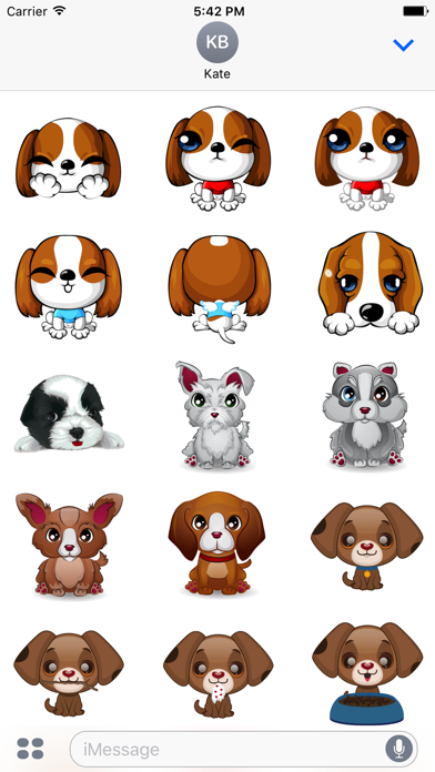 Cute Dog Stickers & Emoji Screenshot