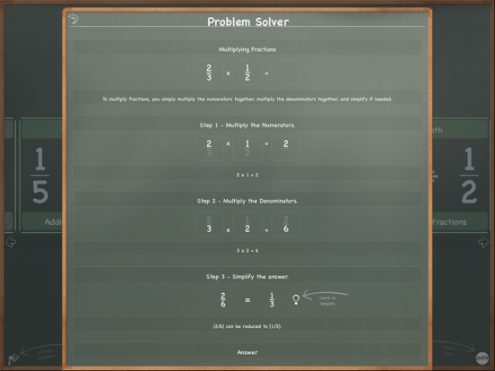 MathBoard Fractions iPad app afbeelding 5