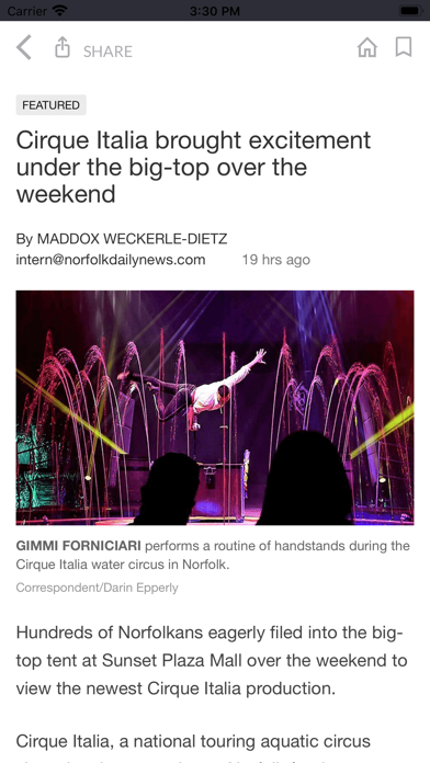 Norfolk Daily News Screenshot