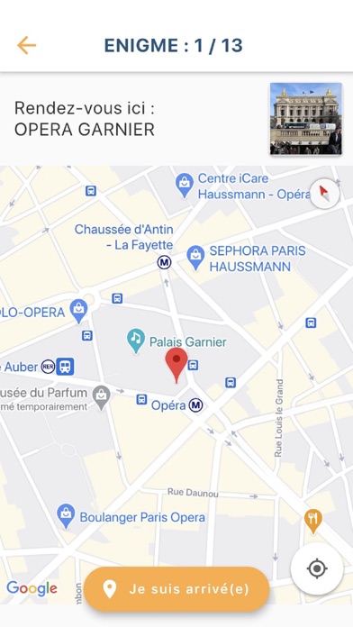 Paris Enigmes : jeux de piste Screenshot