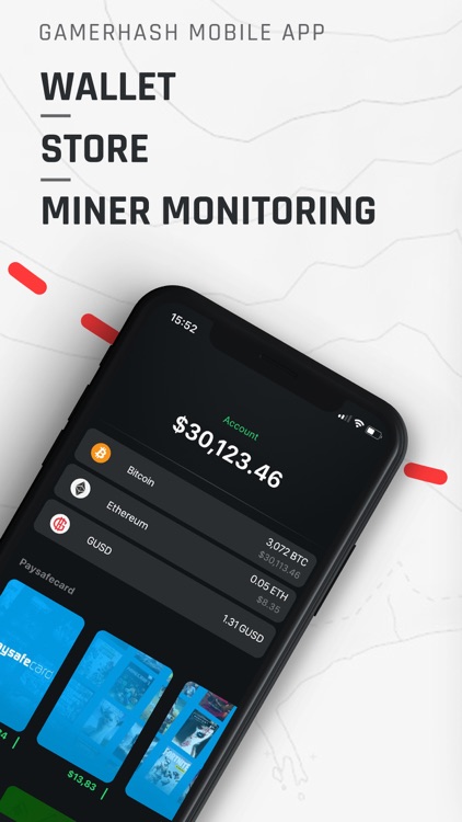 GamerHash - bitcoin rewards