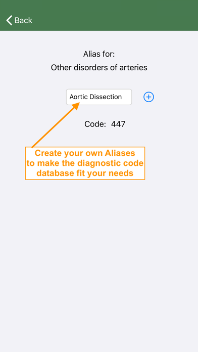OHIP Diagnostic Codes screenshot