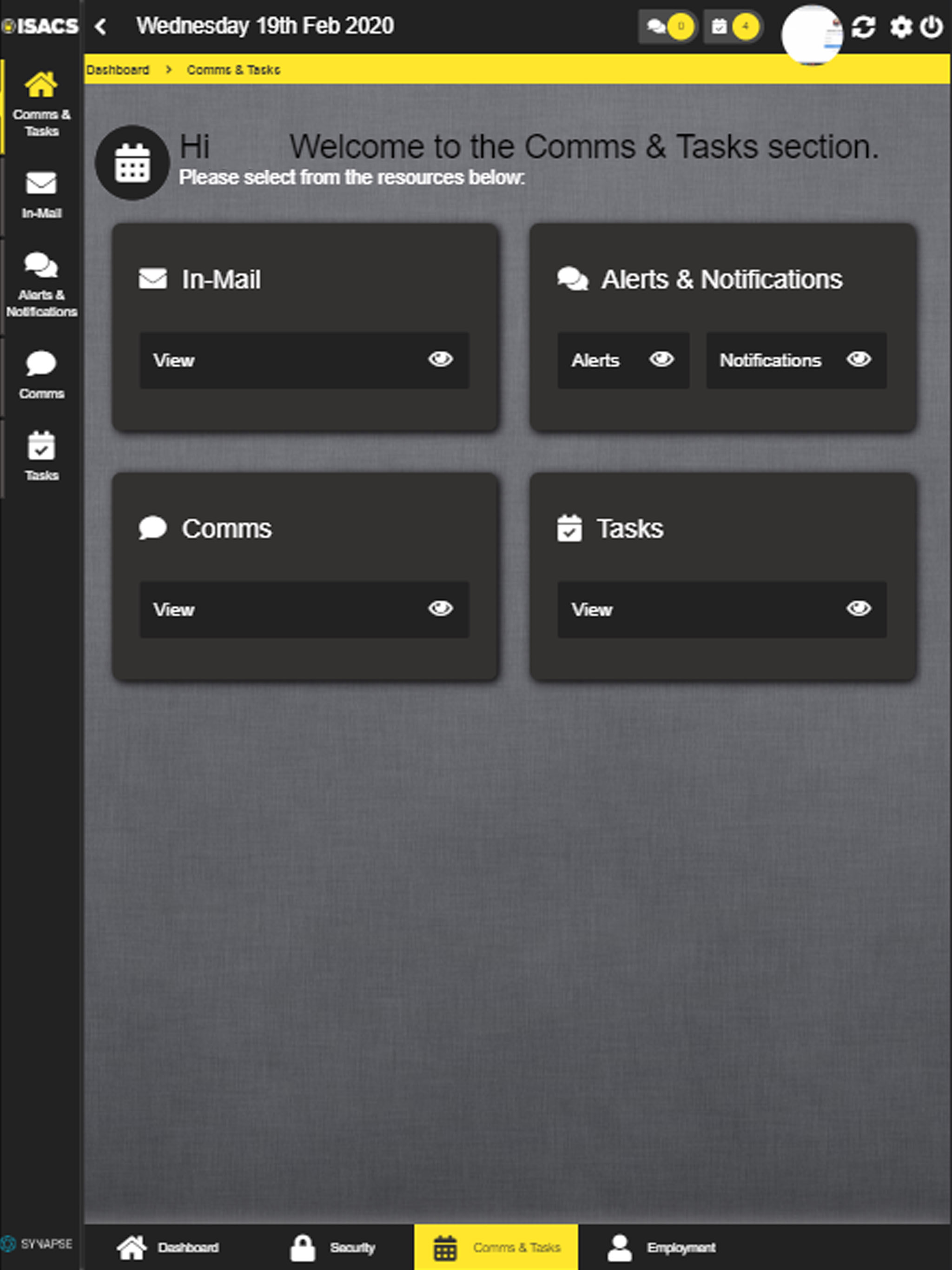 ISACS - Synapse screenshot 5